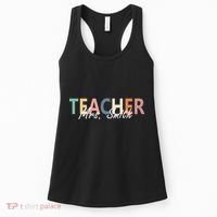 Cute Personalize Teacher Customizable Gift Custom Women's Tank Top thumb 0