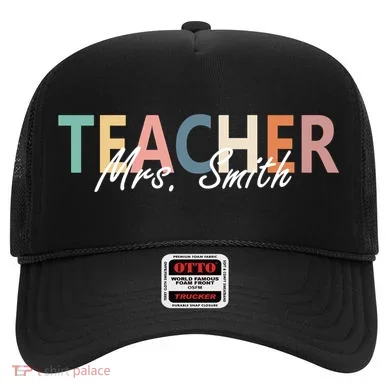 Cute Personalize Teacher Customizable Gift Custom Hat