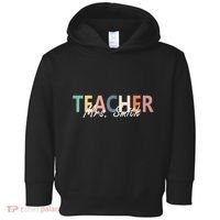 Cute Personalize Teacher Customizable Gift Custom Toddler Hoodie thumb 0