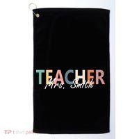 Cute Personalize Teacher Customizable Gift Custom Golf Towel thumb 0