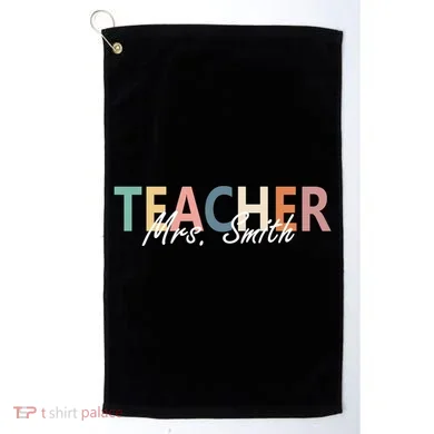 Cute Personalize Teacher Customizable Gift Custom Golf Towel