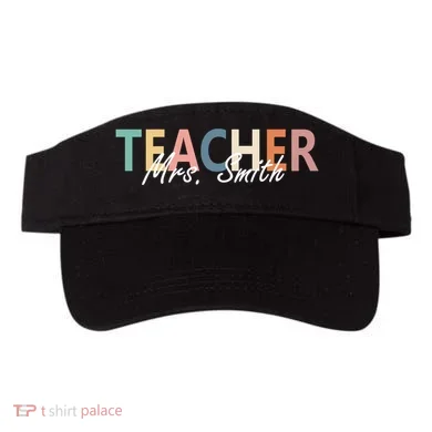 Cute Personalize Teacher Customizable Gift Custom Visor