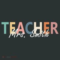 Cute Personalize Teacher Customizable Gift Custom Sweatshirt thumb 2
