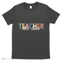 Cute Personalize Teacher Customizable Gift Custom T-Shirt thumb 0