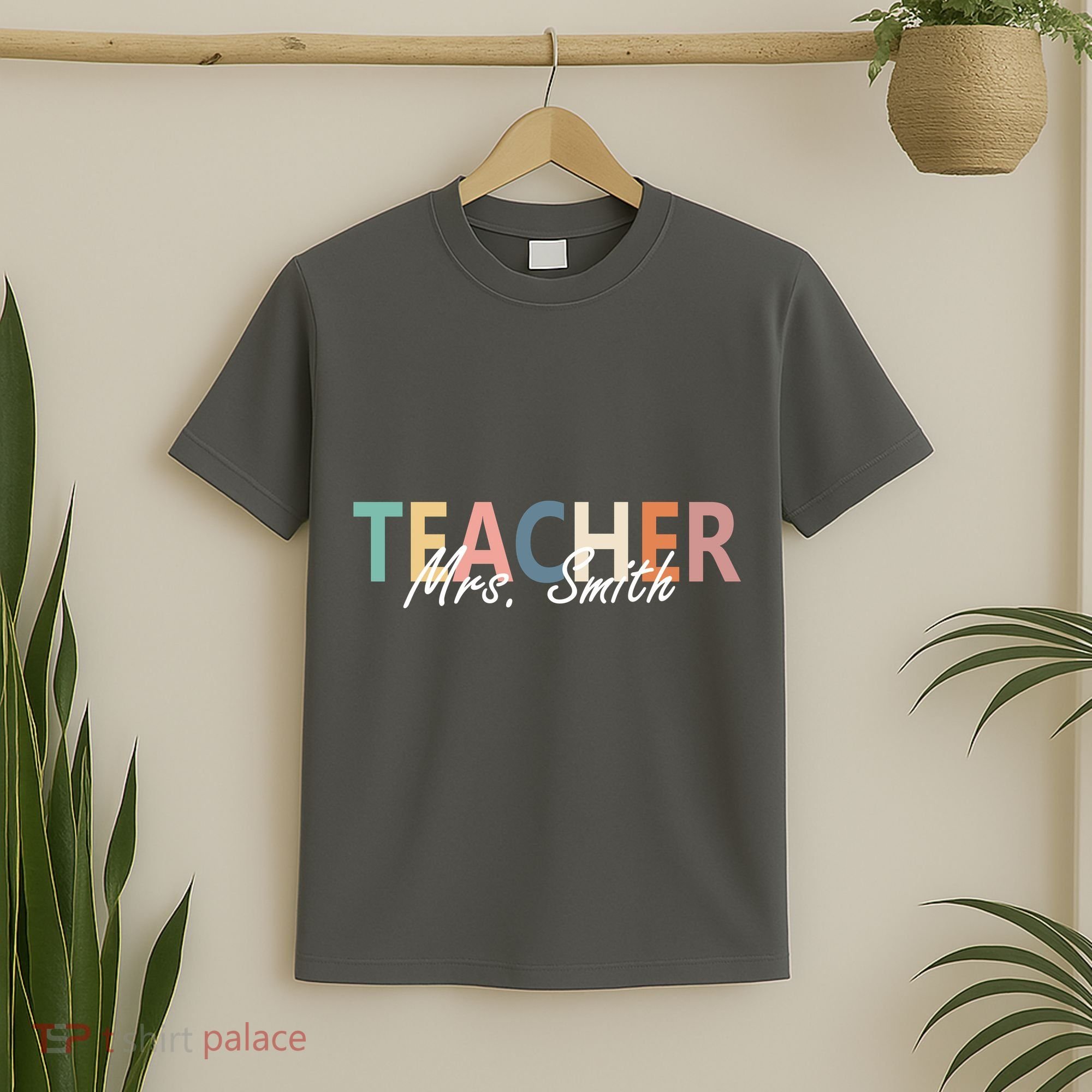 Cute Personalize Teacher Customizable Gift Custom T-Shirt