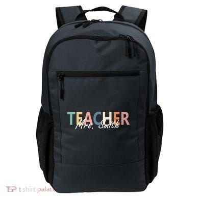 Cute Personalize Teacher Customizable Gift Custom Backpack