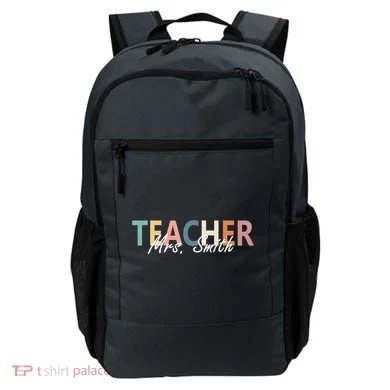 Cute Personalize Teacher Customizable Gift Custom Backpack
