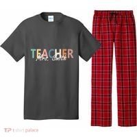 Cute Personalize Teacher Customizable Gift Custom Pajama Set thumb 0