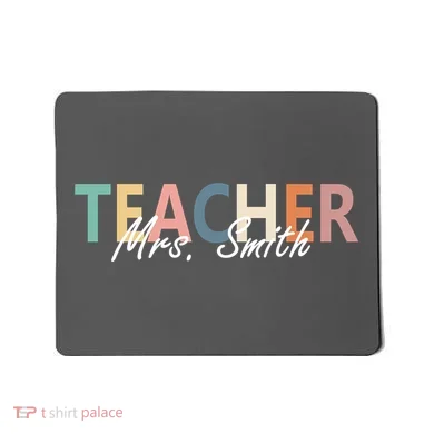 Cute Personalize Teacher Customizable Gift Custom Mousepad