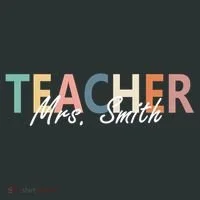 Cute Personalize Teacher Customizable Gift Custom Toddler T-Shirt thumb 4