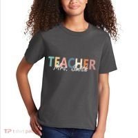Cute Personalize Teacher Customizable Gift Custom Kids T-Shirt thumb 2