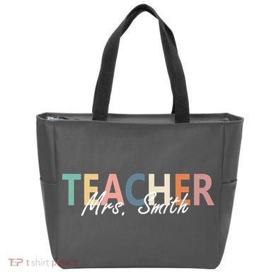 Cute Personalize Teacher Customizable Gift Custom Tote Bag