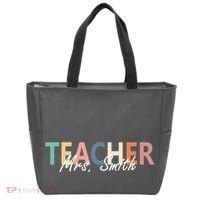 Cute Personalize Teacher Customizable Gift Custom Tote Bag thumb 0