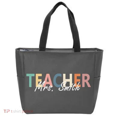 Cute Personalize Teacher Customizable Gift Custom Tote Bag