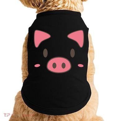 Cute Piggy Face Halloween Costume Doggie Tank