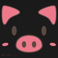 Cute Piggy Face Halloween Costume Doggie Tank thumb 4