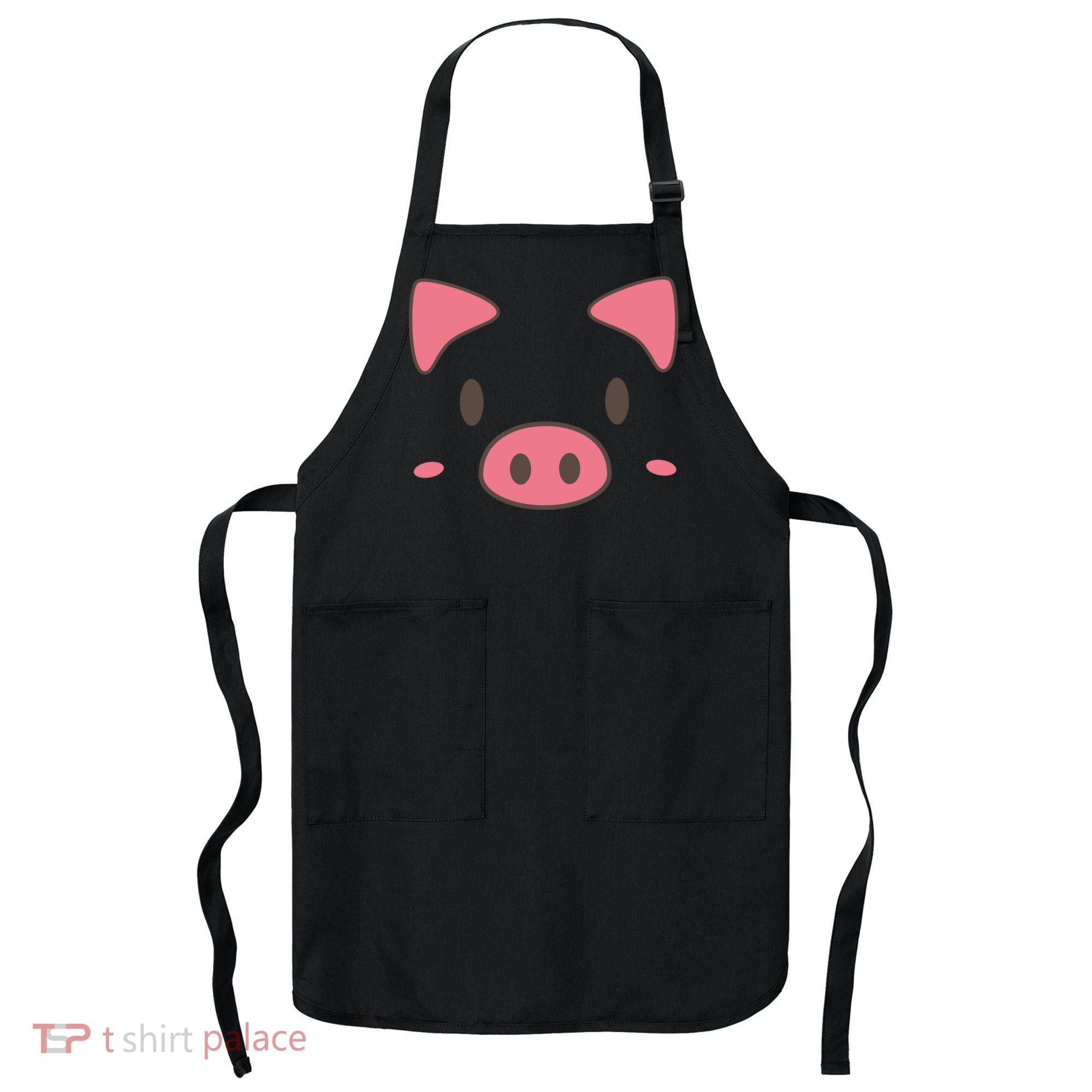 Cute Piggy Face Halloween Costume Apron