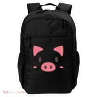 Cute Piggy Face Halloween Costume Backpack thumb 0