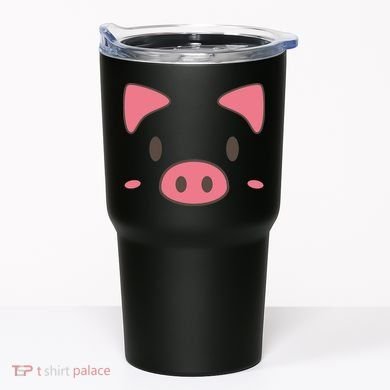 Cute Piggy Face Halloween Costume Tumbler