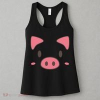 Cute Piggy Face Halloween Costume Women's Tank Top thumb 3