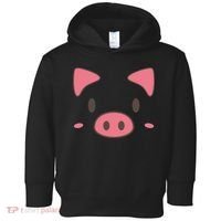 Cute Piggy Face Halloween Costume Toddler Hoodie thumb 0