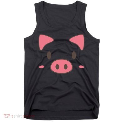 Cute Piggy Face Halloween Costume Tank Top
