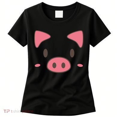 Cute Piggy Face Halloween Costume Women's T-Shirt