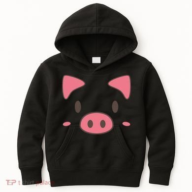 Cute Piggy Face Halloween Costume Kids Hoodie