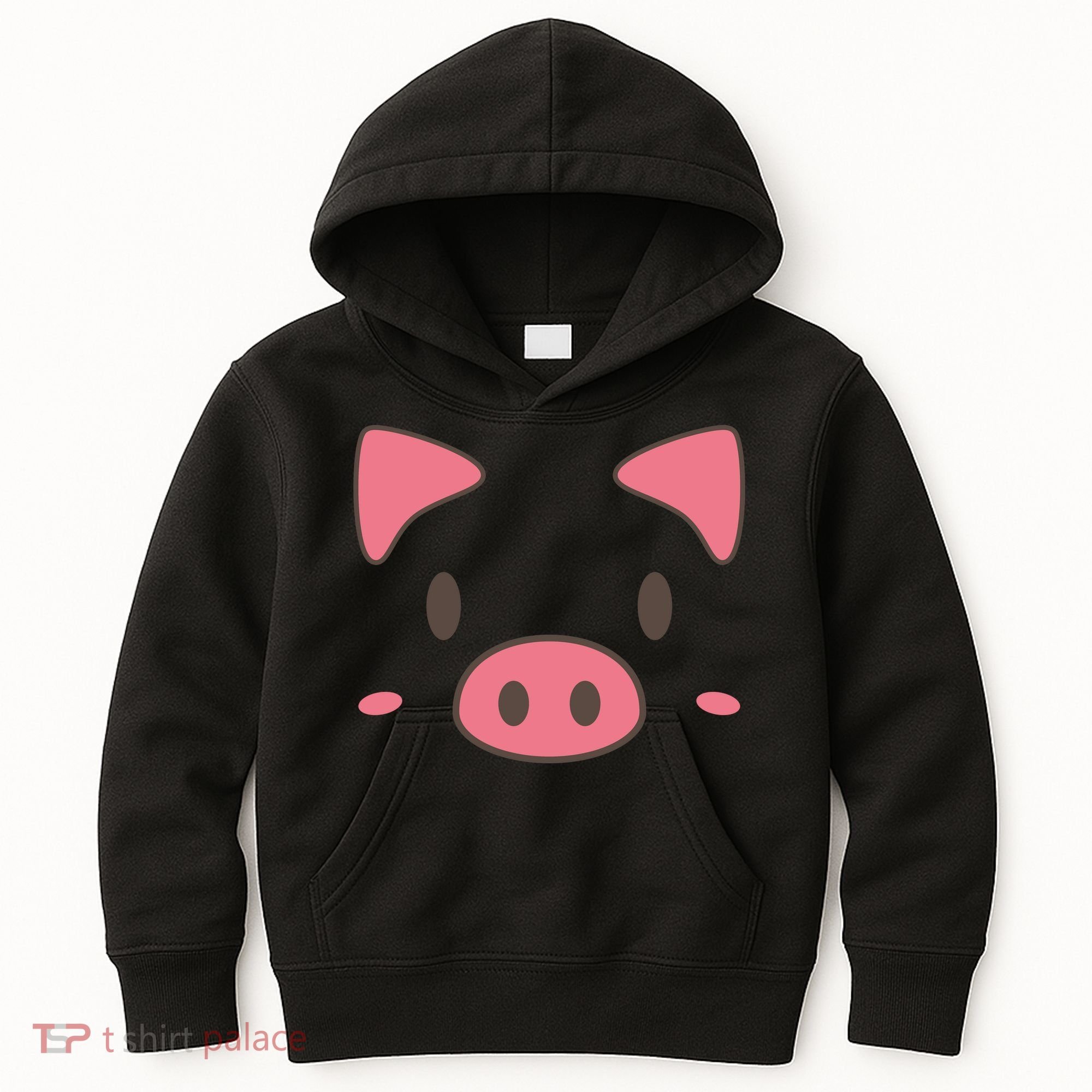 Cute Piggy Face Halloween Costume Kids Hoodie