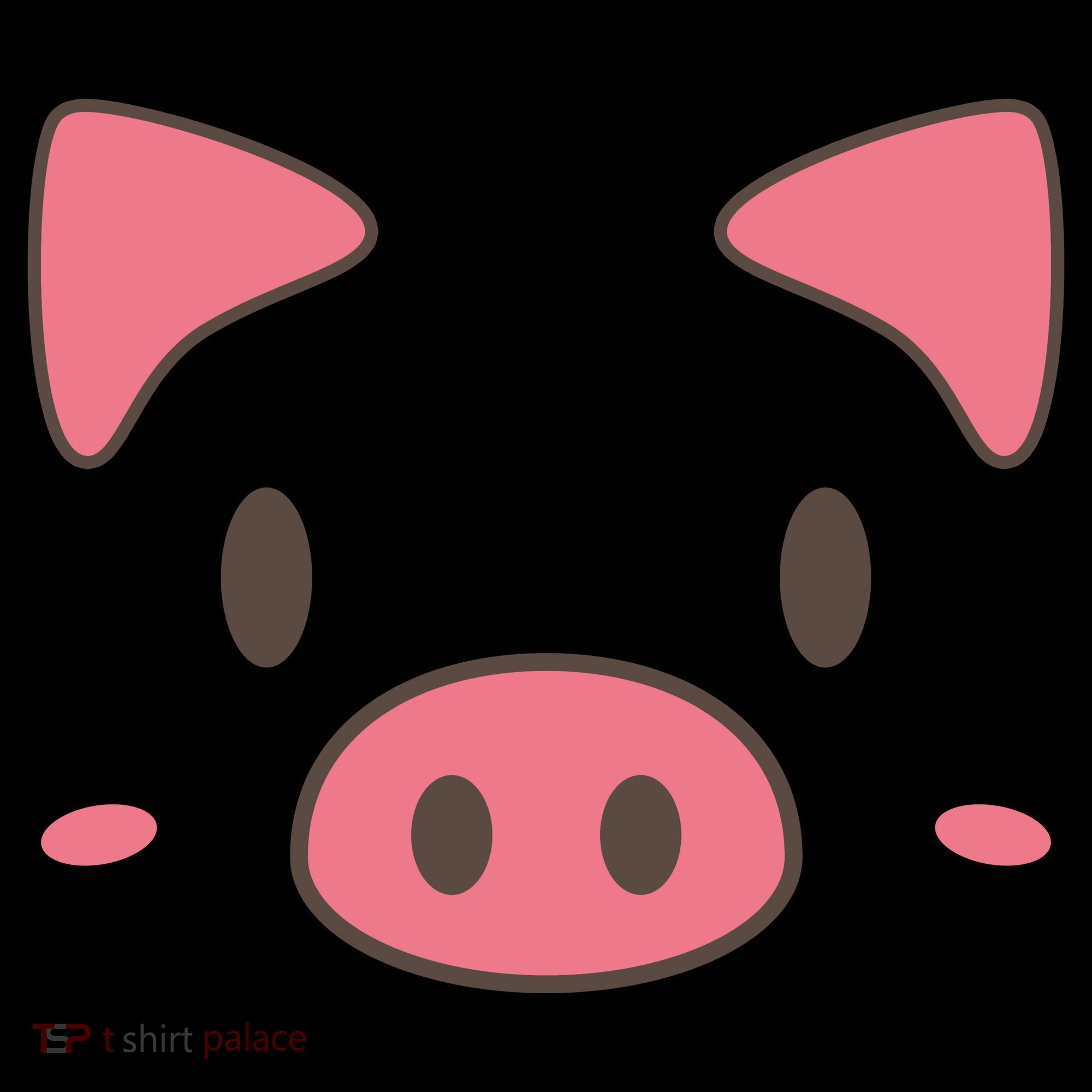 Cute Piggy Face Halloween Costume Kids T-Shirt