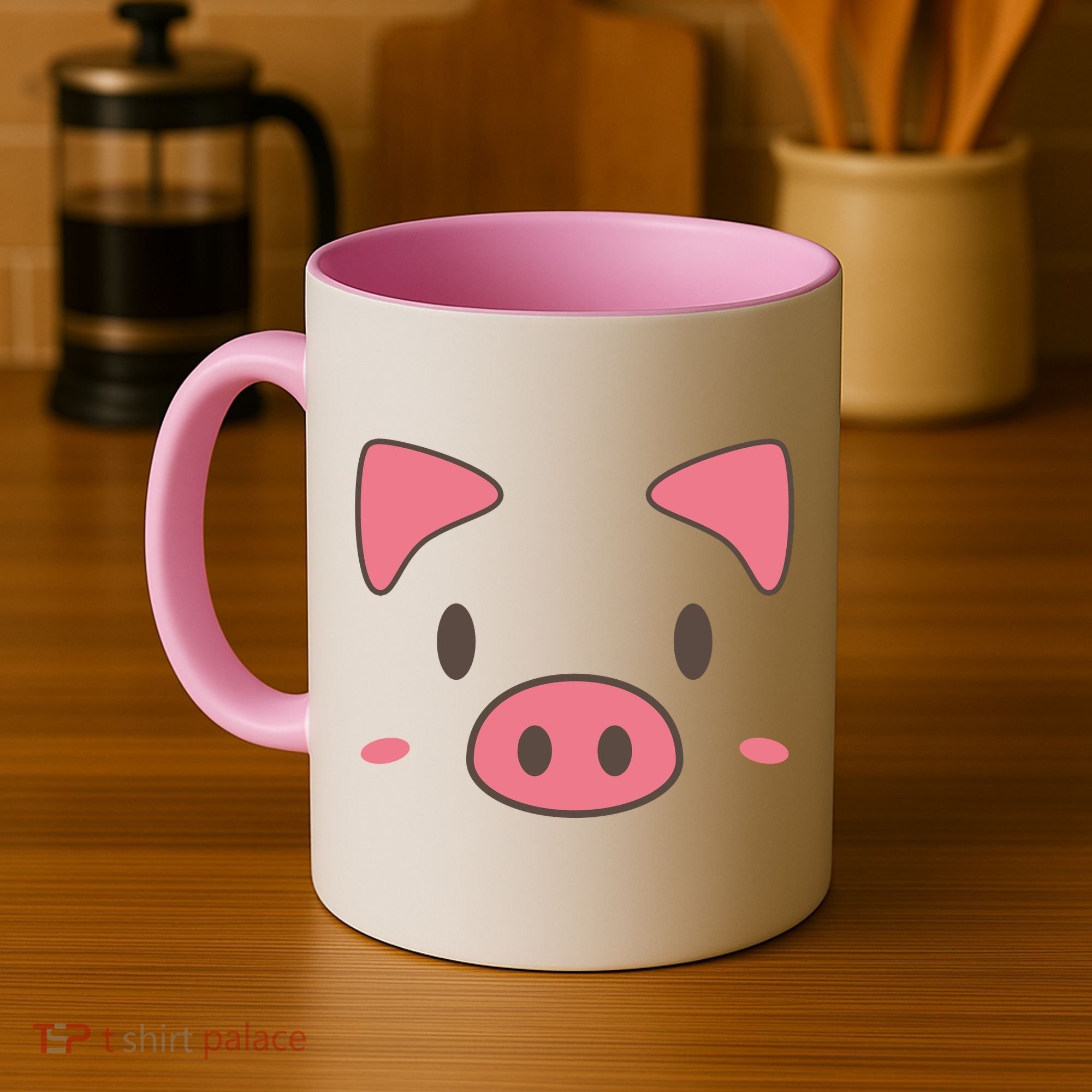 Cute Piggy Face Halloween Costume Coffee Mug