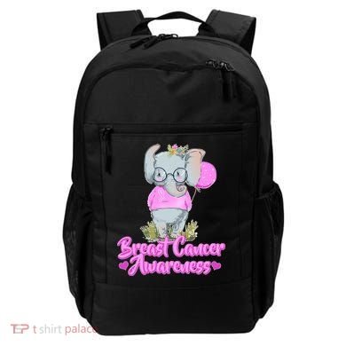 Cute Pink Elephant Breast Cancer Awareness Backpack