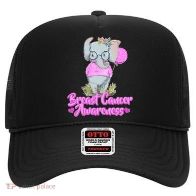 Cute Pink Elephant Breast Cancer Awareness Hat