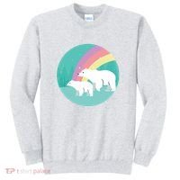 Cute Polar Bears Rainbow Sweatshirt thumb 0