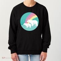 Cute Polar Bears Rainbow Women's Sweatshirt thumb 0