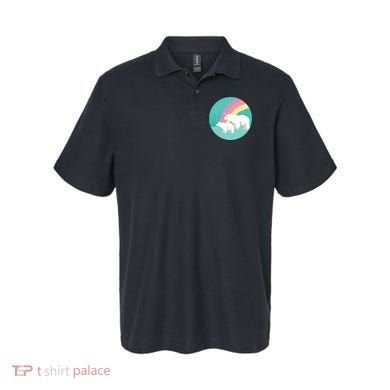 Cute Polar Bears Rainbow Polo