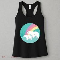 Cute Polar Bears Rainbow Women's Tank Top thumb 3