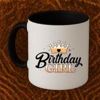 Cute Princess Tiara Birthday Girl  Coffee Mug thumb 2