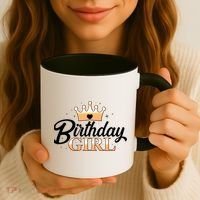 Cute Princess Tiara Birthday Girl  Coffee Mug thumb 3