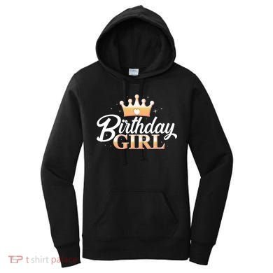 Cute Princess Tiara Birthday Girl  Women's Hoodie