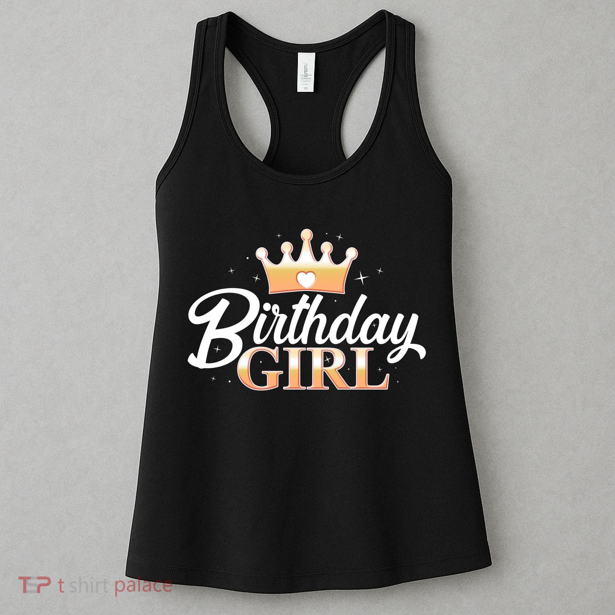 Cute Princess Tiara Birthday Girl  Women's Tank Top