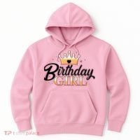 Cute Princess Tiara Birthday Girl  Hoodie thumb 0