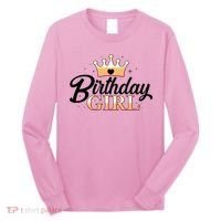 Cute Princess Tiara Birthday Girl  Long Sleeve Shirt thumb 0