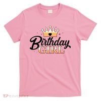 Cute Princess Tiara Birthday Girl  T-Shirt thumb 0
