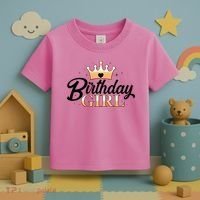 Cute Princess Tiara Birthday Girl  Toddler T-Shirt thumb 3