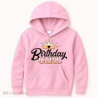Cute Princess Tiara Birthday Girl  Kids Hoodie thumb 0