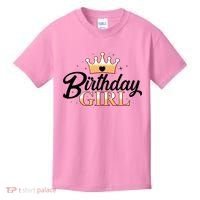 Cute Princess Tiara Birthday Girl  Kids T-Shirt thumb 0