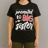 Cute Promoted To BIG Sister T-Shirt thumb 4