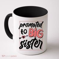Cute Promoted To BIG Sister Coffee Mug thumb 0