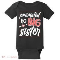 Cute Promoted To BIG Sister Baby Bodysuit thumb 0